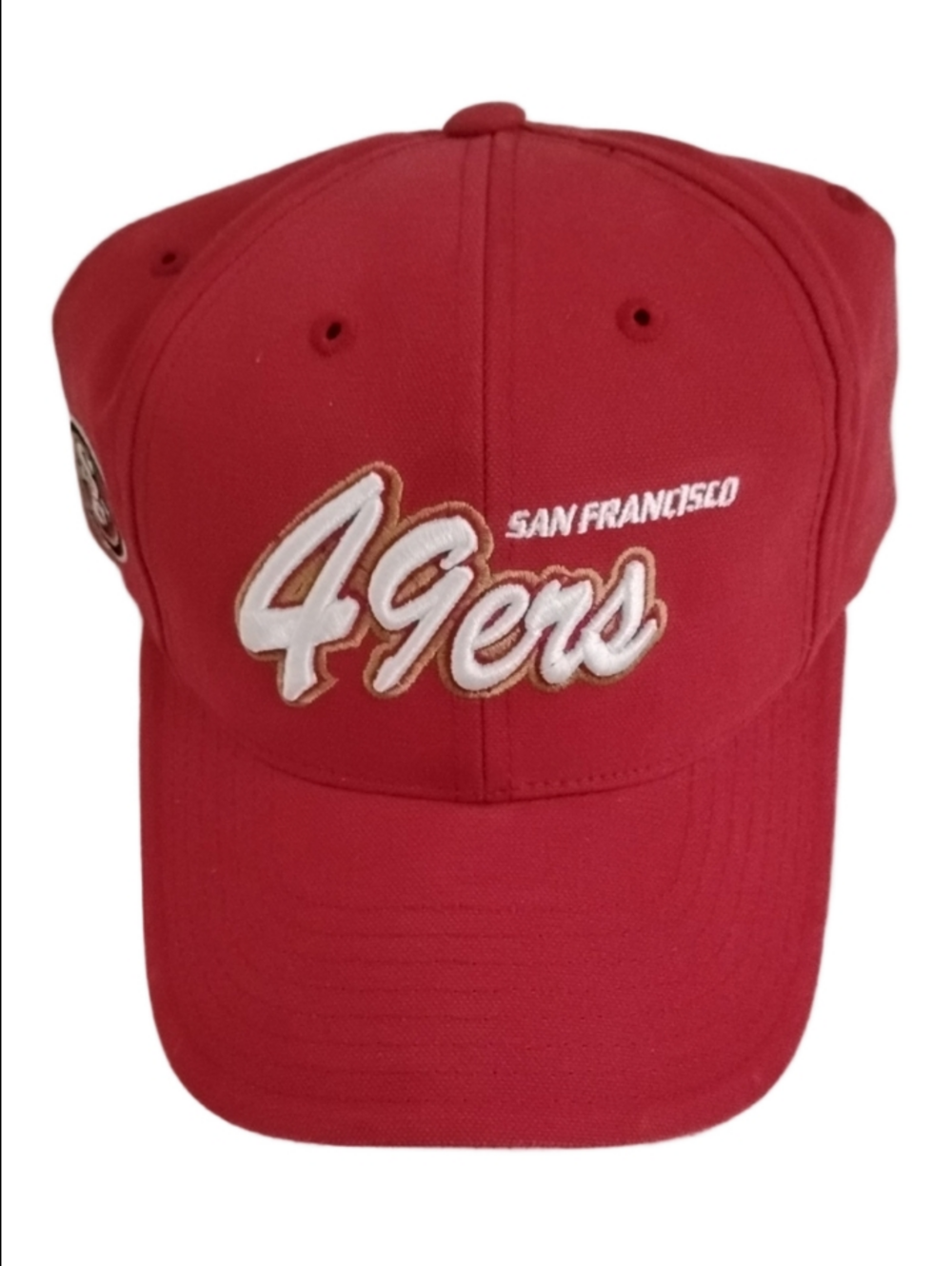 Reebok 2002 San Francisco 49ers NFL Red Team Logo Baseball Cap